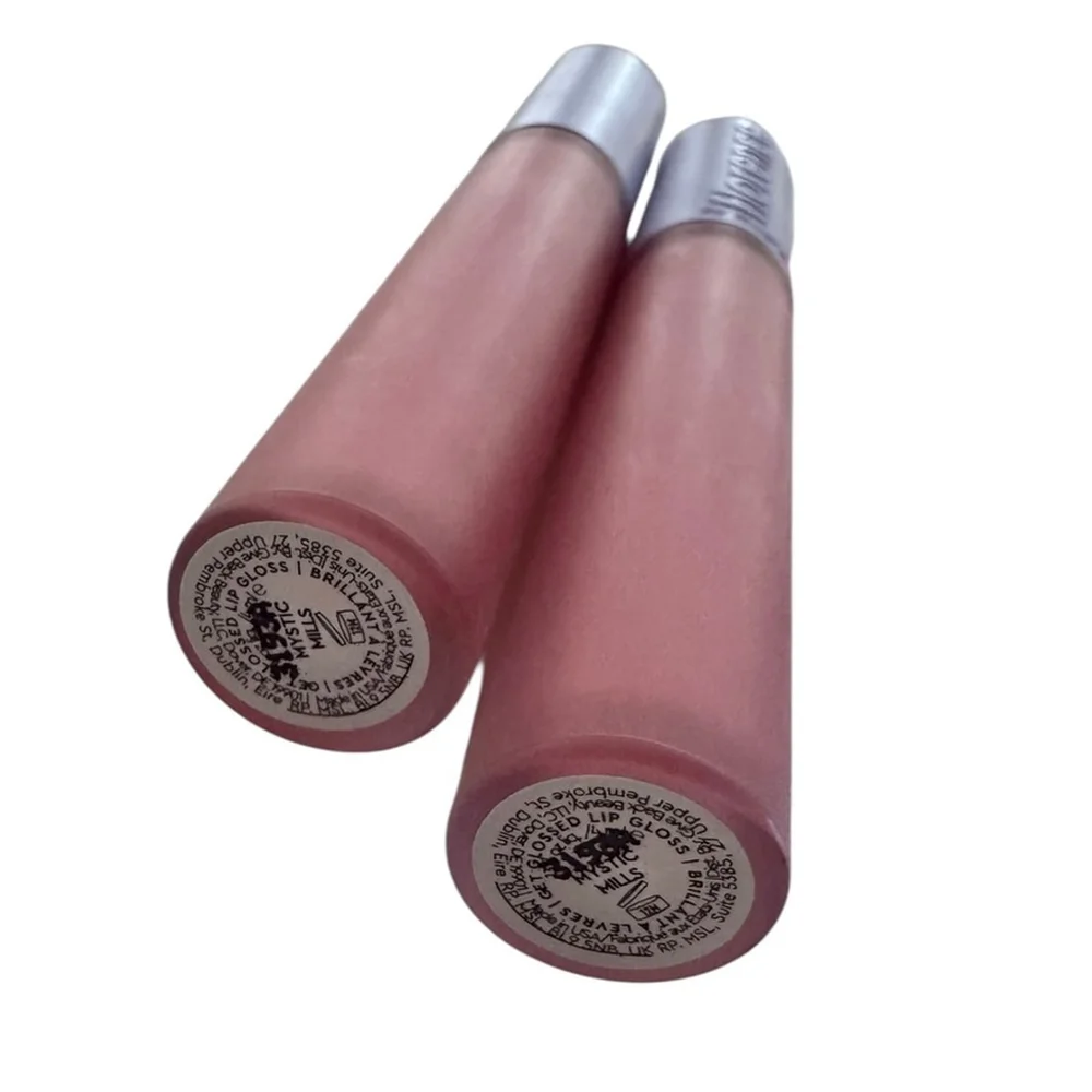 New Florence Mystic Mills Lip Gloss Pink x 2